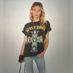 DAYDREAMER Guns N’ Roses Cross Oversized Tee